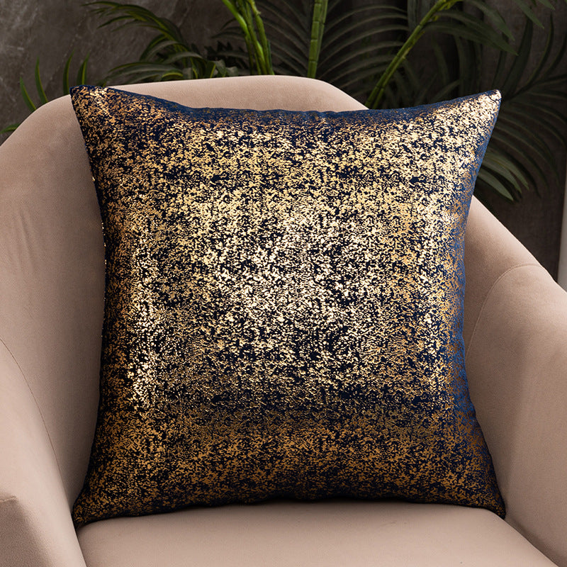 BYC Home | Rich Velvet Snowflake Gold Stamping Pillowcase