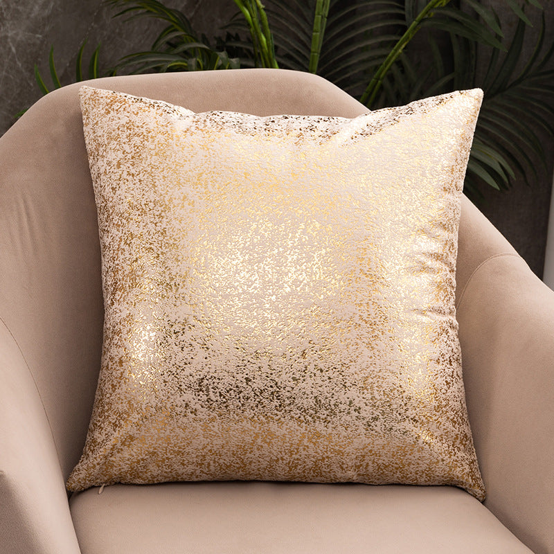 BYC Home | Rich Velvet Snowflake Gold Stamping Pillowcase