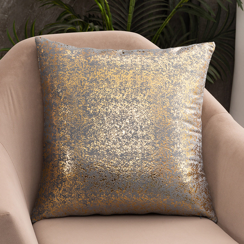 BYC Home | Rich Velvet Snowflake Gold Stamping Pillowcase