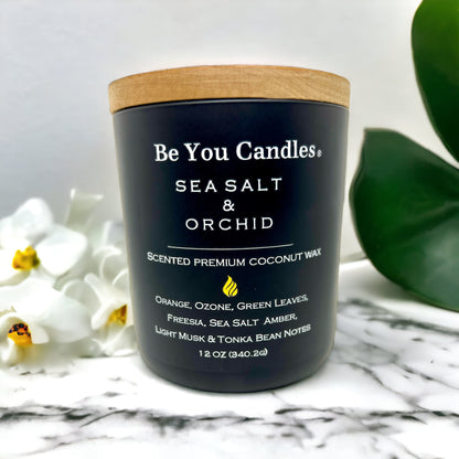 Be You Candles | Sea Salt & Orchid Candle