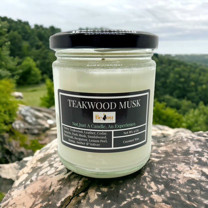 Be You Candles | Teakwood Musk Candle