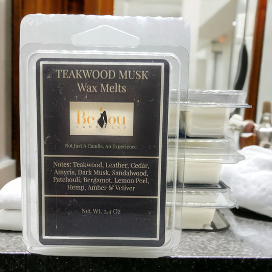 Be You Candles | Teakwood Musk Wax Melts