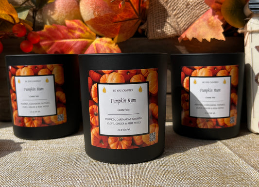 Be You Candles | Pumpkin Rum Candle