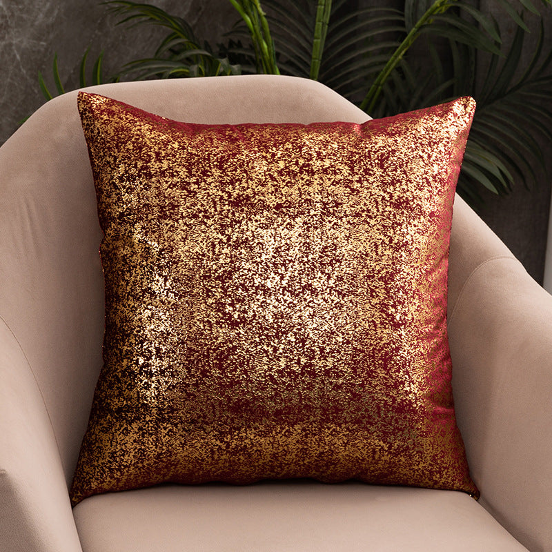BYC Home | Rich Velvet Snowflake Gold Stamping Pillowcase
